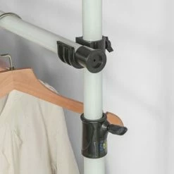 SoBuy Clothes Racks Telescopic Wardrobe Organiser Hanging Rail Clothes Storage Shelf,KLS03 9 SoBuy Clothes Racks Telescopic Wardrobe Organiser Hanging Rail Clothes Storage Shelf,KLS03 -SOBUY Shop 10359073 5