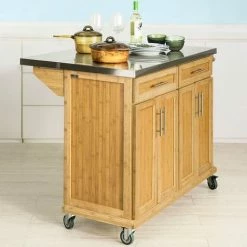 SoBuy Extendable Worktop Kitchen Trolley Island Storage Cupboard, FKW69-N 7 SoBuy Extendable Worktop Kitchen Trolley Island Storage Cupboard, FKW69-N -SOBUY Shop 11278579 3
