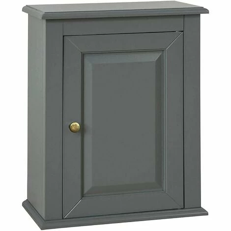 SoBuy Wood Wall Mounted Bathroom Storage Cabinet with Door Grey FRG203-DG SoBuy Wood Wall Mounted Bathroom Storage Cabinet With Door Grey FRG203-DG -SOBUY Shop 11751725 1