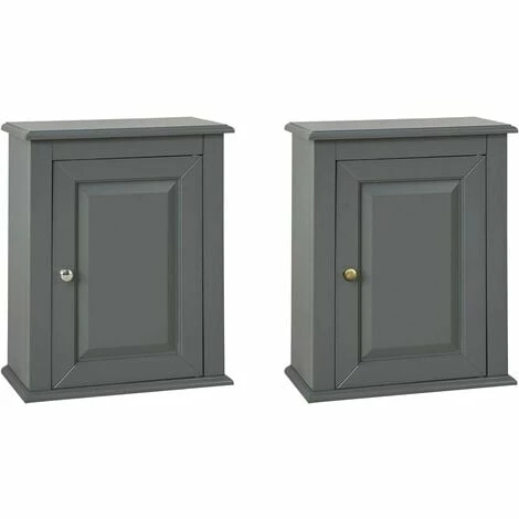 SoBuy Wood Wall Mounted Bathroom Storage Cabinet with Door Grey FRG203-DG SoBuy Wood Wall Mounted Bathroom Storage Cabinet With Door Grey FRG203-DG -SOBUY Shop 11751725 5