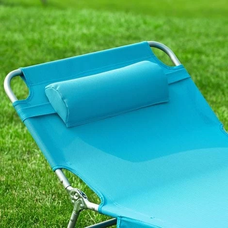 SoBuy Set Of 2 Adjustable Folding Outdoor Camping Chair Bed,Blue OGS35-Bx2 3 SoBuy Set Of 2 Adjustable Folding Outdoor Camping Chair Bed,Blue OGS35-Bx2 - Image 3