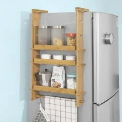 SoBuy Adjustable Kitchen Spice Jars Hanging Storage Racks Shelf KCR03-N