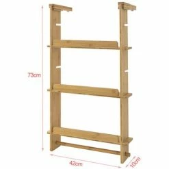 SoBuy Adjustable Kitchen Spice Jars Hanging Storage Racks Shelf KCR03-N -SOBUY Shop 11930691 3