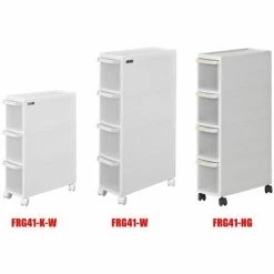 SoBuy 3 Drawers Storage Unit /Cart, Slide Out Tower Cabine FRG41-K-W -SOBUY Shop 12271623 5
