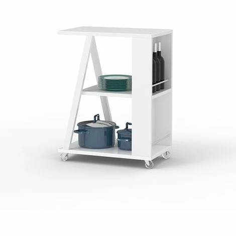 SoBuy Kitchen Serving Trolley Storage Trolley FKW77-W SoBuy Kitchen Serving Trolley Storage Trolley FKW77-W -SOBUY Shop 12599745 2