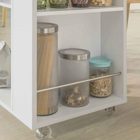 SoBuy Kitchen Serving Trolley Storage Trolley FKW77-W SoBuy Kitchen Serving Trolley Storage Trolley FKW77-W -SOBUY Shop 12599745 5
