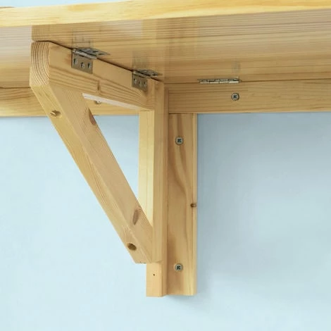 SoBuy Wood Wall-mounted Drop-leaf Table, Folding Kitchen & Dining Table Desk, Children Table, 60x40cm, FWT03-N 4 SoBuy Wood Wall-mounted Drop-leaf Table, Folding Kitchen & Dining Table Desk, Children Table, 60x40cm, FWT03-N - Image 4