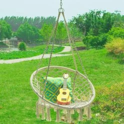 SoBuy Swing Chair Hanging Chair Hammock Chair Indoor Outdoor Garden Patio Balcony Swing Chair，OGS42-MI -SOBUY Shop 13513828 3