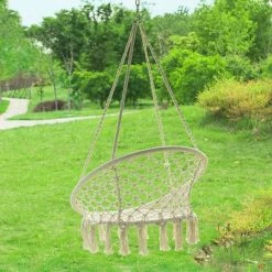 SoBuy Swing Chair Hanging Chair Hammock Chair Indoor Outdoor Garden Patio Balcony Swing Chair，OGS42-MI -SOBUY Shop 13513828 4