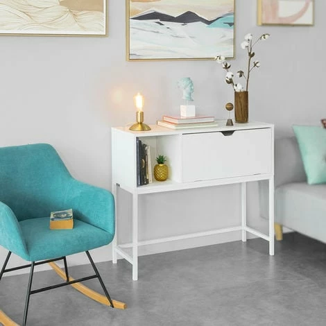 SoBuy Console Table Hall Table Side Table End Table Living Room Table,FSB21-W 3 SoBuy Console Table Hall Table Side Table End Table Living Room Table,FSB21-W - Image 3
