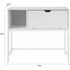 SoBuy Console Table Hall Table Side Table End Table Living Room Table,FSB21-W 8 SoBuy Console Table Hall Table Side Table End Table Living Room Table,FSB21-W -SOBUY Shop 13513866 4