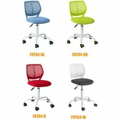 SoBuy Adjustable Swivel Office Chair Desk Chair Study Chair,FST64-W -SOBUY Shop 14359069 5