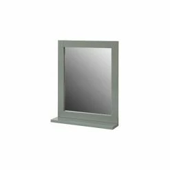SoBuy Wall Mounted Bathroom Mirror With Storage Shelf, Bathroom Wall Mirror,FRG129-SG