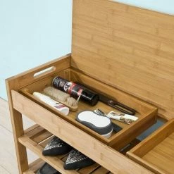 SoBuy Hallway Furniture Set, Shoe Racks And Tidies,FSR47-N+FHK06-N -SOBUY Shop 16783973 3