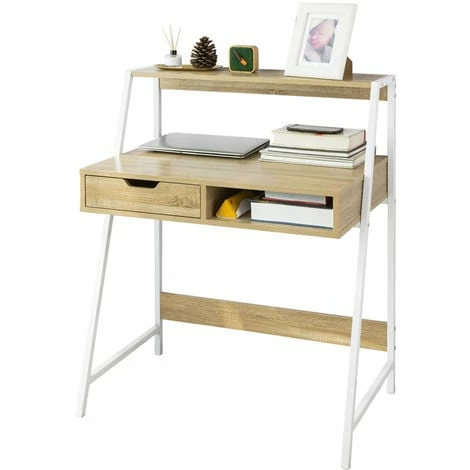 SoBuy Home Office Table Desk Computer Desk Workstation With Storage Shelf,FWT63-N 1 SoBuy Home Office Table Desk Computer Desk Workstation With Storage Shelf,FWT63-N