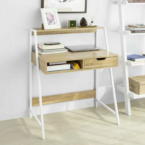 SoBuy Home Office Table Desk Computer Desk Workstation With Storage Shelf,FWT63-N 2 SoBuy Home Office Table Desk Computer Desk Workstation With Storage Shelf,FWT63-N - Image 2