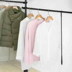 SoBuy Adjustable Wardrobe Organiser Clothes Shelf,KLS03-SCH -SOBUY Shop 18631055 5