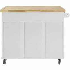 SoBuy Kitchen Storage Trolley Kitchen Cabinet Cupboard Sideboard Kitchen Island,FKW96-WN -SOBUY Shop 22406654 3
