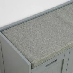 SoBuy Hallway Bedroom Storage Bench Shoe Bench Shoe Rack Shoe Cabinet,FSR80-SG -SOBUY Shop 22407119 4