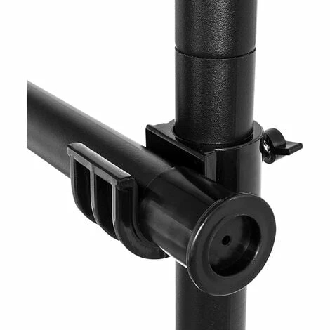 SoBuy FRG109-SCH, Black Telescopic Wardrobe Organiser, Hanging Rail, Clothes Rack, Adjustable Storage Shelving 4 SoBuy FRG109-SCH, Black Telescopic Wardrobe Organiser, Hanging Rail, Clothes Rack, Adjustable Storage Shelving - Image 4