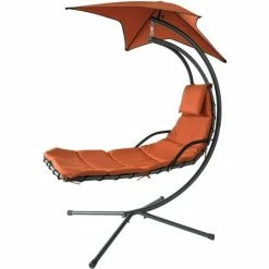 SoBuy Garden Patio Hammock Swing Hammock Swing Chair Sun Lounger Relaxing Chair, OGS39-ZG