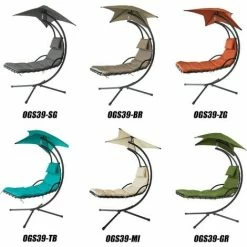 SoBuy Garden Patio Hammock Swing Hammock Swing Chair Sun Lounger Relaxing Chair, OGS39-ZG -SOBUY Shop 35476406 5