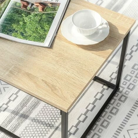 SoBuy Set Of 2 Industrial Style Side Tables End Tables Nesting Tables Coffee Table, FBT108-N 5 SoBuy Set Of 2 Industrial Style Side Tables End Tables Nesting Tables Coffee Table, FBT108-N - Image 5