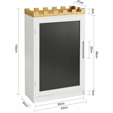 SoBuy Children Bookcase Book Shelf with Blackboard Children Storage Chest Cabinet Display Shelf Rack Organizer,KMB43-W SoBuy Children Bookcase Book Shelf With Blackboard Children Storage Chest Cabinet Display Shelf Rack Organizer,KMB43-W -SOBUY Shop 48339019 3