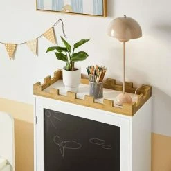 SoBuy Children Bookcase Book Shelf With Blackboard Children Storage Chest Cabinet Display Shelf Rack Organizer,KMB43-W 3 SoBuy Children Bookcase Book Shelf With Blackboard Children Storage Chest Cabinet Display Shelf Rack Organizer,KMB43-W -SOBUY Shop 48339019 4