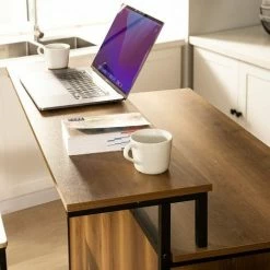 SoBuy Kitchen Storage Cabinet Sideboard Vintage Brown,KNL02-PF -SOBUY Shop 53830115 5