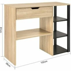 SoBuy Console Table Storage Shelf Sideboard Hall Table,FSB53-N -SOBUY Shop 53830120 3