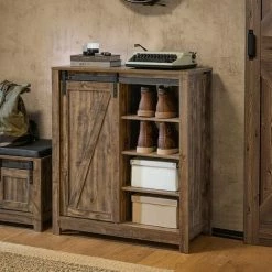 SoBuy Storage Cabinet Sideboard Hallway Shoe Cabinet With Sliding Door,FSB59-N -SOBUY Shop 53830121 5