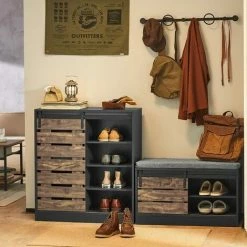 SoBuy Sideboard Storage Cabinet Cupboard Hallway Shoe Cabinet With Sliding Door,FSB65-HG 9 SoBuy Sideboard Storage Cabinet Cupboard Hallway Shoe Cabinet With Sliding Door,FSB65-HG -SOBUY Shop 53830123 5