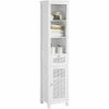 SoBuy Bathroom Tall Cabinet Bathroom Cabinet, BZR36-W