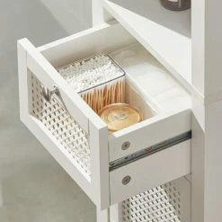 SoBuy Bathroom Tall Cabinet Bathroom Cabinet, BZR36-W -SOBUY Shop 55298438 4