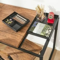 SoBuy Desk And Chair Set, Computer Desk Workstation,FWT60-N -SOBUY Shop 55298460 4