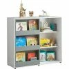 SoBuy Children Kids Bookcase Book Shelf Toy Shelf Storage Display Shelf, KMB33-W