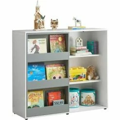 SoBuy Children Kids Bookcase Book Shelf Toy Shelf Storage Display Shelf, KMB33-W