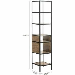 SoBuy 6 Tiers Bookcase Book Shelf Storage Shelf Storage Display Shelf, STR06-N -SOBUY Shop 55298483 4