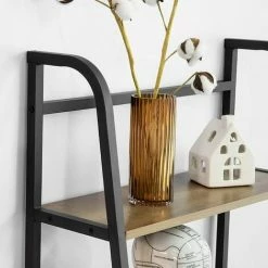 SoBuy 4 Tiers Ladder Shelf Bookcase Book Shelf, STR09-PF 8 SoBuy 4 Tiers Ladder Shelf Bookcase Book Shelf, STR09-PF -SOBUY Shop 55298487 4