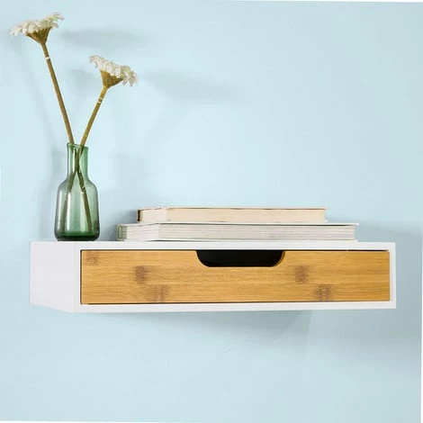 SoBuy Wall Shelf Storage Display Shelving,Floating Shelf with Drawer,FRG92-WN SoBuy Wall Shelf Storage Display Shelving,Floating Shelf With Drawer,FRG92-WN -SOBUY Shop 5571743 3