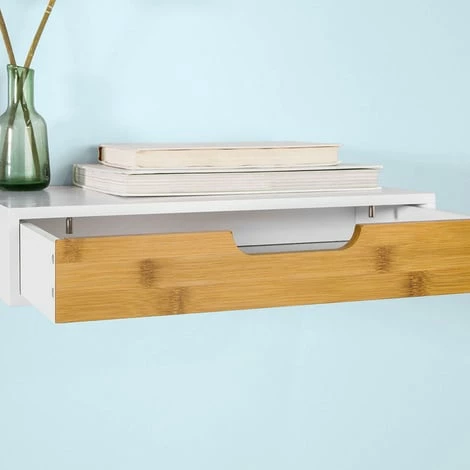 SoBuy Wall Shelf Storage Display Shelving,Floating Shelf with Drawer,FRG92-WN SoBuy Wall Shelf Storage Display Shelving,Floating Shelf With Drawer,FRG92-WN -SOBUY Shop 5571743 5