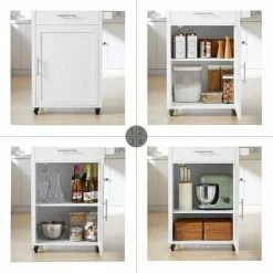 SoBuy Kitchen Trolley Cart Storage Trolley Cabinet Cupboard,FKW102-WN 9 SoBuy Kitchen Trolley Cart Storage Trolley Cabinet Cupboard,FKW102-WN -SOBUY Shop 58370512 5