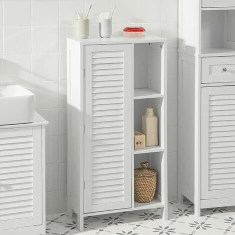 SoBuy Bathroom Storage Cabinet Cupboard,BZR39-W 2 SoBuy Bathroom Storage Cabinet Cupboard,BZR39-W - Image 2