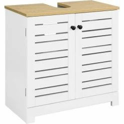 SoBuy Bathroom Under Sink Cabinet Vanity Unit,BZR40-W