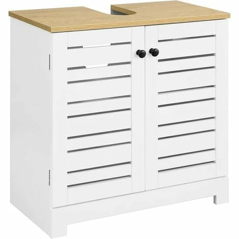 SoBuy Bathroom Under Sink Cabinet Vanity Unit,BZR40-W 1 SoBuy Bathroom Under Sink Cabinet Vanity Unit,BZR40-W
