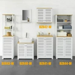 SoBuy Bathroom Under Sink Cabinet Vanity Unit,BZR40-W 9 SoBuy Bathroom Under Sink Cabinet Vanity Unit,BZR40-W -SOBUY Shop 58370522 5