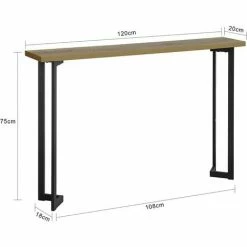 SoBuy Console Table Hall Table Side Table End Table Sofa Table,FSB50-PF -SOBUY Shop 58370529 3