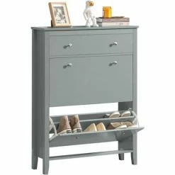 SoBuy Shoe Cabinet Shoe Rack Shoe Storage Cupboard Organizer Unit,FSR89-HG