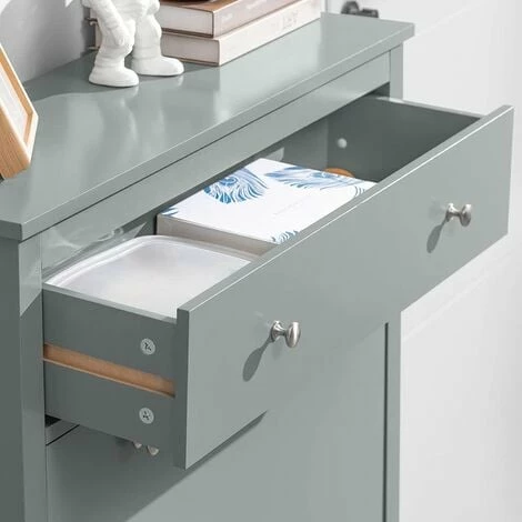 SoBuy Shoe Cabinet Shoe Rack Shoe Storage Cupboard Organizer Unit,FSR89-HG 4 SoBuy Shoe Cabinet Shoe Rack Shoe Storage Cupboard Organizer Unit,FSR89-HG - Image 4